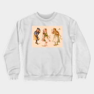 Three floral girls Crewneck Sweatshirt